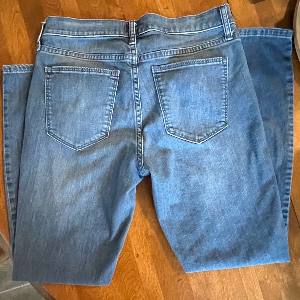GAP Medium Blue Distressed Boyfriend Jeans True Skinny 27 - Picture 4 of 5